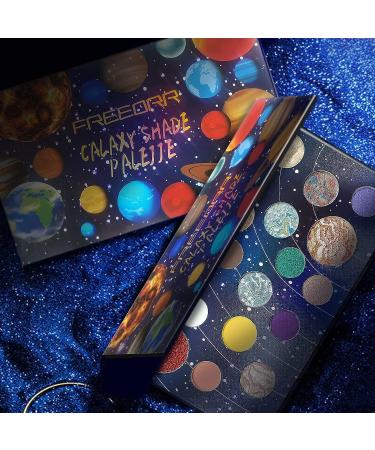 FREEORR 18 Colors Galaxy Eyeshadow Palette - High-Pigmented Shimmer & Matte Shades - Buy Online on GoSupps.com