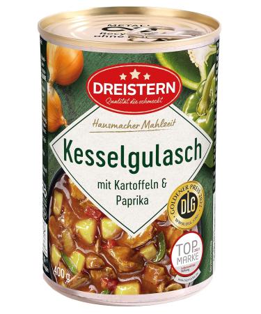 Buy Three Star Soljanka & Kettle Goulash Bundle - 800g & 400g | Delicious Recyclable Canned Meals with Meat & Vegetables | International Shipping - Buy Online on GoSupps.com