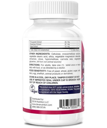 Deva - Vegan Hair Nails & Skin 90 Tabs - Buy Online on GoSupps.com