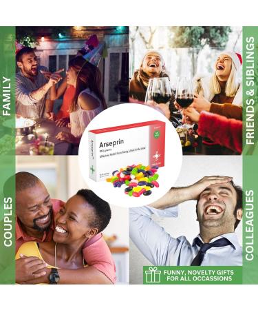 Funny Gift Novelty Joke Pill Box Prank with 100g Jelly Beans Sweets Small Gifts Retirement Gifts for Men Him Silly Gifts Valentines Day Birthday Gifts for Mum Dad Son Daughter Boyfriend Arprn - Buy Online on GoSupps.com