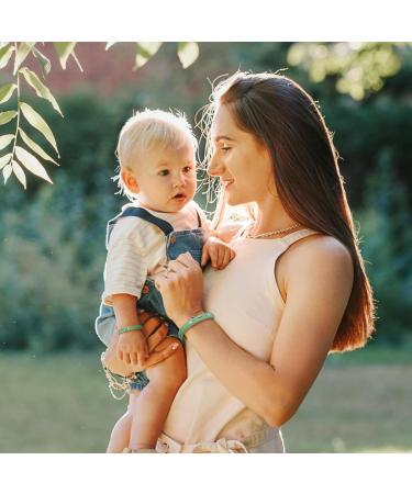 Mosquito Repellent Bracelets for Kids & Toddlers - Reusable DEET-Free Waterproof Insect Bands for Outdoor Travel - Green - Buy Online on GoSupps.com