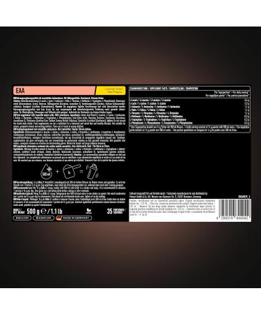 ESN EAA Lemon Iced Tea | 2 x 500g Vegan Amino Powder with 8 Essential Amino Acids + Free Shaker | High Solubility | Quality Tested | Made in Germany - Buy Online on GoSupps.com