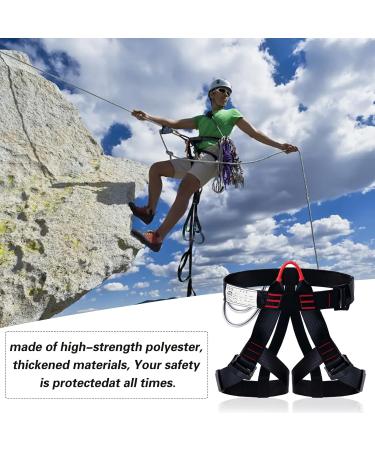 Gothicbride Adjustable Climbing Belt with Tool Rings - Semi-Body Service Belt for Mountaineering & Tree Climbing - Buy Online on GoSupps.com