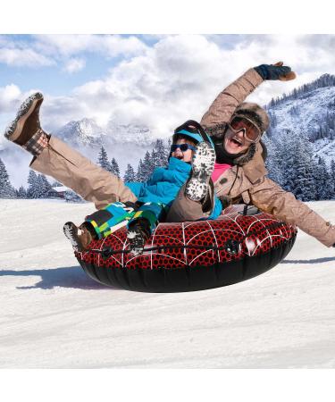 YKDIRECT 47 Inch Inflatable Snow Tube - Heavy Duty Winter Sled for Adults and Kids - Buy Online on GoSupps.com