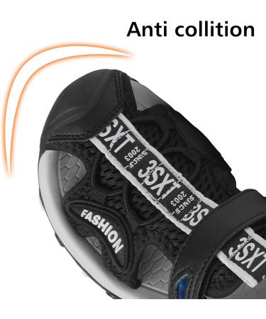 SAGUARO Closed Sandals for Kids - Breathable Trekking Summer Shoes 26 EU Black - Ideal for Outdoor Adventures - Buy Online on GoSupps.com