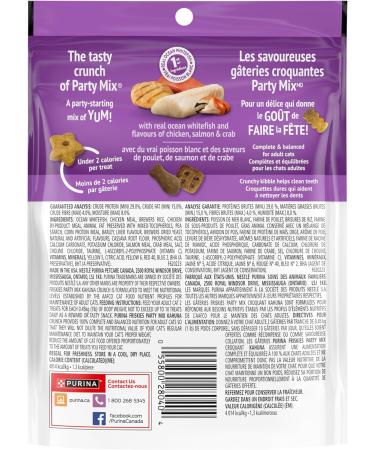 Friskies Party Mix Cat Treats Kahuna Crunch with Real Ocean Whitefish - 170 g Pouch (1 Pack) 170 g (Pack of 1) - Buy Online on GoSupps.com