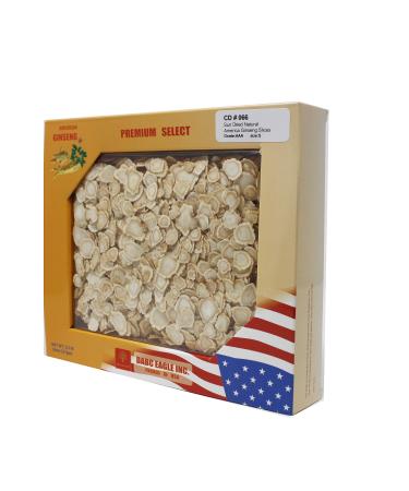 DABC OAK LAND DOL American Ginseng Slices from Wisconsin (Sliced Ginseng Root Wisconsin Grown!Most People Use It to Make Ginseng Tea! Good for Health! 8OZ/Box