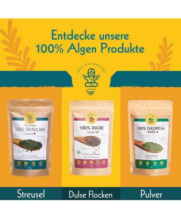 100% Organic Spirulina Powder - Nutrient-Rich Gluten-Free Eco-Friendly from Germany | 300g | Ideal for Sports & Weight Loss - Buy Online on GoSupps.com
