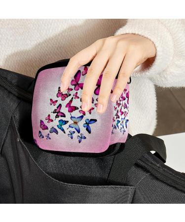GIAPB Period Bag Sanitary Napkin Storage Holder | Colorful Butterfly Family Color2751 - Buy Online on GoSupps.com