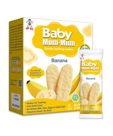 Hot Kid Baby Mum-Mum Banana Rice Rusks 24 Rusks 1.76 oz (50 g)