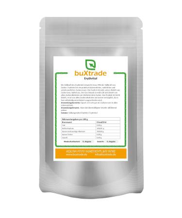 Erythritol - Calorie-Free Sugar Substitute | Natural Sugar Alternative | 1 kg Size | Sweet Like Sugar - Buy Online on GoSupps.com
