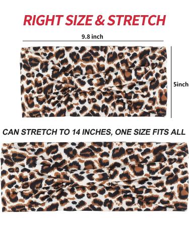 Purefitinsoles Wide Headbands for Women - Non Slip African Thick Headbands - 4 Pack Sweat Bands for Yoga and Workout Fashion (AB-5) - Buy Online on GoSupps.com