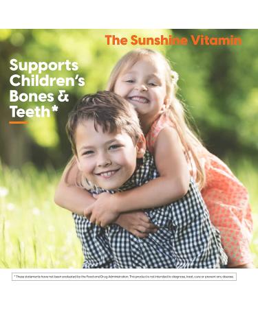 Doctor's Best Kids Vitamin D3 Gummies - All Natural Fruit Flavors, 25 mcg (1000 IU), 60 Pectin Gummies - Buy Online on GoSupps.com