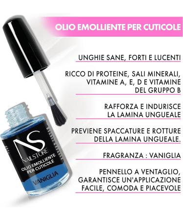  Nail Store NAILSTORE - Cuticle and Nail Oil Nail Oil Cuticle Nail Treatment Revitalizing Oil Nail Polish - Vanilla Fragrance 15ML - Buy Online on GoSupps.com
