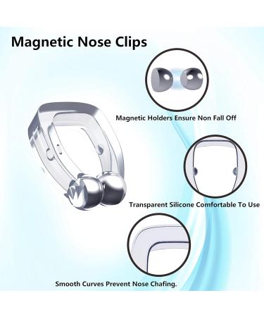 Anti Snoring Devices - Magnetic Nose Clips & Nasal Dilators Combo for Restful Sleep - Men and Women - Buy Online on GoSupps.com