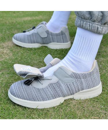 MisFun Diabetic Shoes for Women - Wide & Comfortable Medical Shoes for Swollen Feet - Ideal for Foot Fracture Recovery - Surgical Rehabilitation - Size 9, Light Grey - Buy Online on GoSupps.com