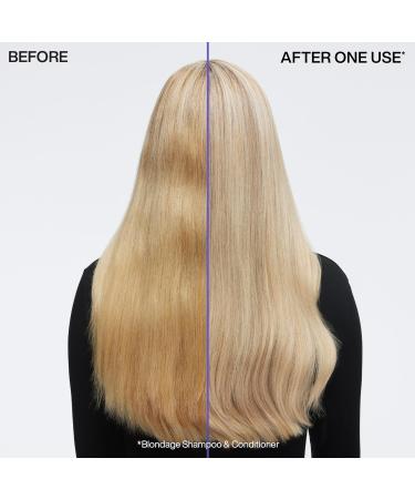 Redken Routine For Blonde and Bleached Hair Set of Shampoo and Conditioner Corrects and Neutralizes Yellow and Copper Tones With Triple Acid Protein Complex Blondage - Buy Online on GoSupps.com