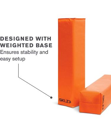 Orange Football End Zone Pylons - Set of 2 - Buy Online on GoSupps.com