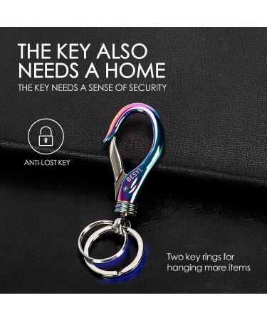 BESYL Commerce Heavy Duty Keychain with 2 Rings - Ideal for Office, School, Men, and Women. Color Options Available - Buy Online on GoSupps.com