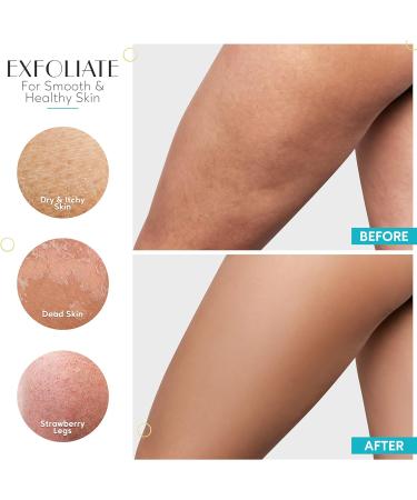 Eco-Lux Exfoliating Mitt - Deep Cleansing Body Scrub Glove for Soft Skin, Bath & Shower - Fake Tan Remover, Men & Women Skincare - Buy Online on GoSupps.com