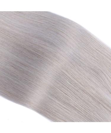 Shop 100% Remy Tape-In Hair Extensions - Silver 60cm 60 Tresses | Premium Quality by Novon Hair Extensions - Buy Online on GoSupps.com