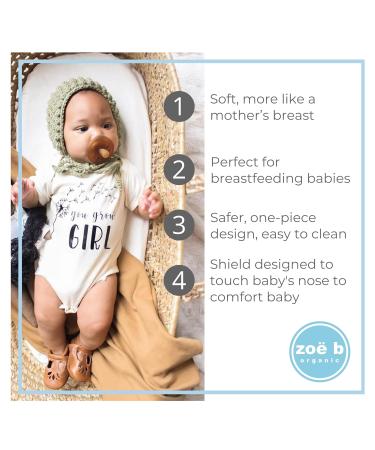 Orthodontic Medium Natural Rubber Pacifier (6-12 mos) - BPA-Free - Handcrafted in Italy - Buy Online on GoSupps.com