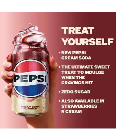  Pepsi Pepsi Treats Cream Soda 8 x 330 ml - Buy Online on GoSupps.com