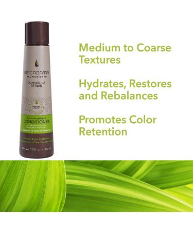 Macadamia Professional Nourishing Repair Conditioner for Medium to Coarse Textures | 10 fl oz - Buy Online on GoSupps.com