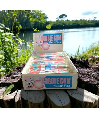 50 X Bubble Gum Rock Sticks Handmade Traditional Rainbow Classic Sweets Retro Seaside Gift Wholesale Confectionery - Buy Online on GoSupps.com