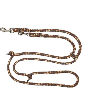 Adjustable Dog Linen for Large Dogs up to 80kg - Jumbo 2.40m / 2.80m / 3.50m / 5m - Durable & Stable Training Leash in Brown-Gray Beige - Buy Online on GoSupps.com