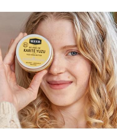 WAAM Cosmetics Yuzu Shea Butter nourishing care skin and hair with organic shea butter and natural vegan 100 ml - Buy Online on GoSupps.com