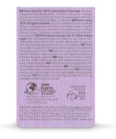 Weleda Lavender and Vetiver Shower Bar Clear - Buy Online on GoSupps.com