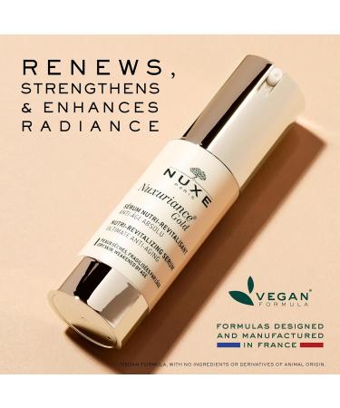 NUXE Nuxuriance Gold Nutri-Replenishing Serum | Vegan Anti-Aging Serum for Dry Skin | Made in France | 1 Fl Oz - Buy Online on GoSupps.com