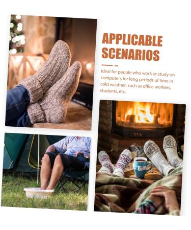 Garneck Heated Foot Warmers & Slippers Plush Indoor Shoes for Winter Comfort | Hand Warmers & Heating Pillows for Office & Home - Buy Online on GoSupps.com