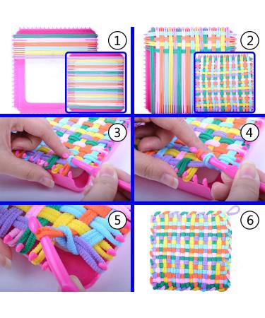 12 Colors Ourtroness Loom Potholder Loops Refill - 192 Pieces for Kids DIY Crafts | Compatible with 7 Inch Weaving Loom - Buy Online on GoSupps.com
