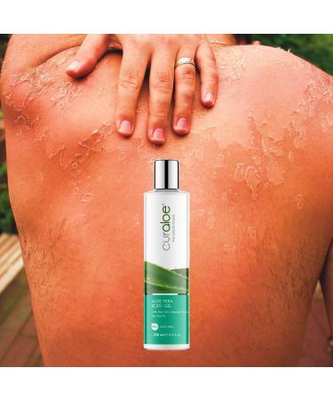Curaloe Aloe Vera Body Gel | 95% Pure Organic Aloe with Lavender & Tea Tree Oil | Soothes Dry Skin, Cools Sunburn | Moisturizes & Softens | Unscented | Men & Women - Buy Online on GoSupps.com