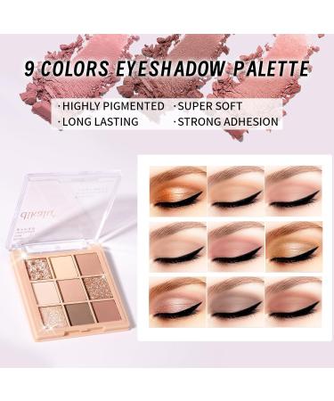 Ultimate Makeup Set Kit for Women & Teens - 9 Color Eyeshadow Foundation Eyeliner & Brushes - Perfect Gift - Buy Online on GoSupps.com