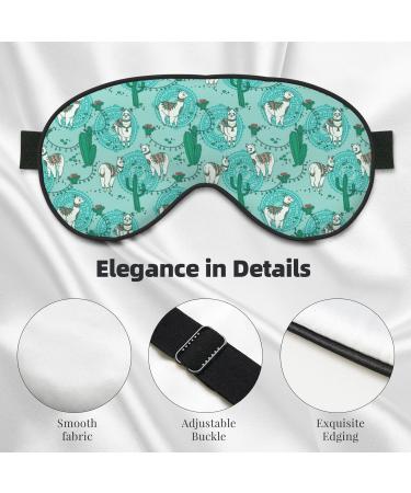 Boho Adjustable Alpaca Sleep Mask | Double-Sided Soft Eye Covers for Perfect Shading & Eye Edema Relief - International Shipping Available - Buy Online on GoSupps.com