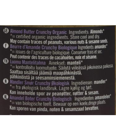 Biona Organic Crunchy Almond Butter 170g - Buy Online on GoSupps.com