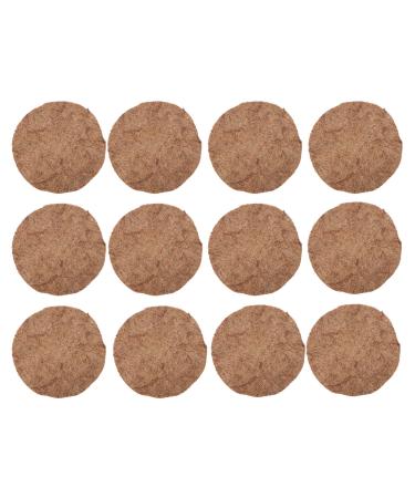 POPETPOP Nesting Pads- 12Pcs Bird Nesting Materials Fiber Substrate Bird Nest Pigeon Breeding Eggs Mat for Pigeon Nest M As Shown