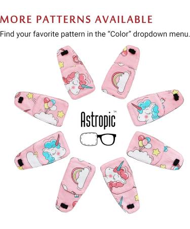 Buy Cotton & Silk Left Eye Eye Patch for Kids - Pink Hair Unicorn Design | Comfortable & Stylish Eye Covering - Buy Online on GoSupps.com