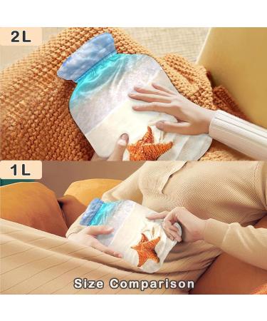 Buy NAANLE SEESTERS Large Hot Water Bottle - 2L Bed & Hand/Foot Warmer for Pain Relief & Therapy | International Shipping - Buy Online on GoSupps.com