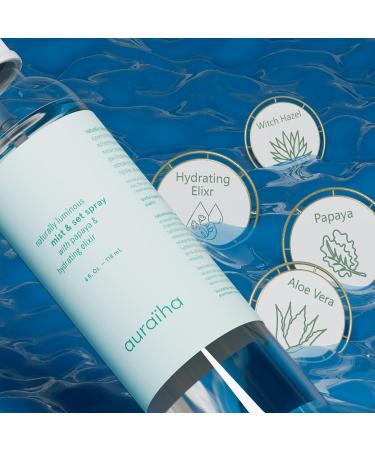 Auraiha Naturally Luminous Mist and Set Spray Papaya Hydrating Elixir with Witch Hazel & Betaine Multi-Purpose Mist for Makeup and Skincare Small - Buy Online on GoSupps.com