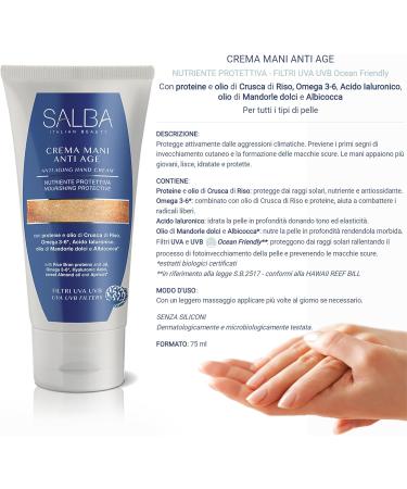 sALBA Anti Aging Hand Cream Pack of 6 x 75 ml - Buy Online on GoSupps.com