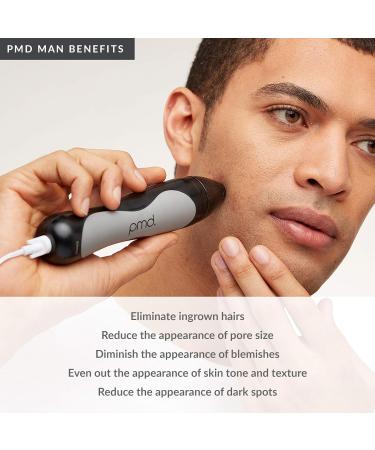 PMD Beauty Personal Microderm Man - Black 390g | Enhance Your Skin's Radiance - International Shipping Available - Buy Online on GoSupps.com