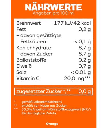 Becker's Best Orange Juice 12-Pack | 100% Natural & Lactose-Free | 330ml Bundle - International Shipping Available - Buy Online on GoSupps.com