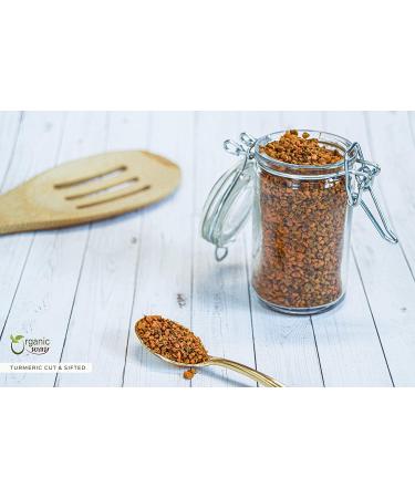Organic Way Premium Turmeric Root Cut & Sifted 1lb - Immunity Booster Herbal Tea | USDA Certified from India | Non-GMO & Gluten-Free - Buy Online on GoSupps.com