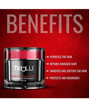 TIBOLLI Moisture Addiction Mask 7.5 Fl oz - Hydrating Keratin Treatment for Dry, Damaged Hair - Buy Online on GoSupps.com