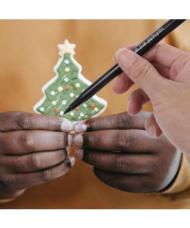 Hemoton 2Pieces Black Food Coloring Markers Ultra Fine Tip (0.7mm) Edible Pen Food Grade Writer for Decorating Painting Drawing Baking Fondant Cake - Buy Online on GoSupps.com