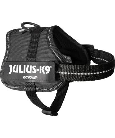 K9 Powerharness 2XS/Baby 2 in Black - Premium Dog Harness for Ultimate Comfort and Control - Buy Online on GoSupps.com